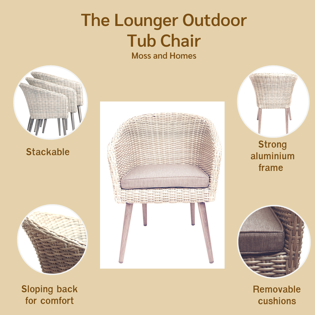 Outdoor tub chair cushions hotsell